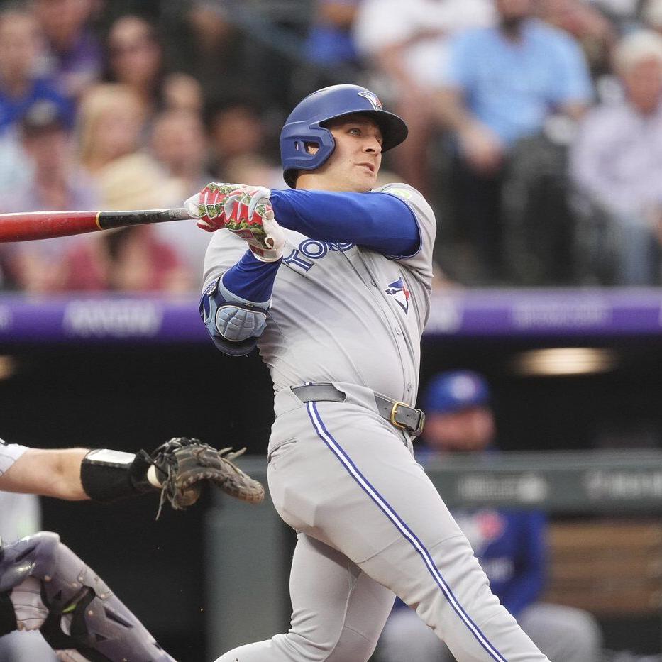 Blue Jays go deep 5 times, Varsho gets 6 RBIs in 10-4 win over Rockies